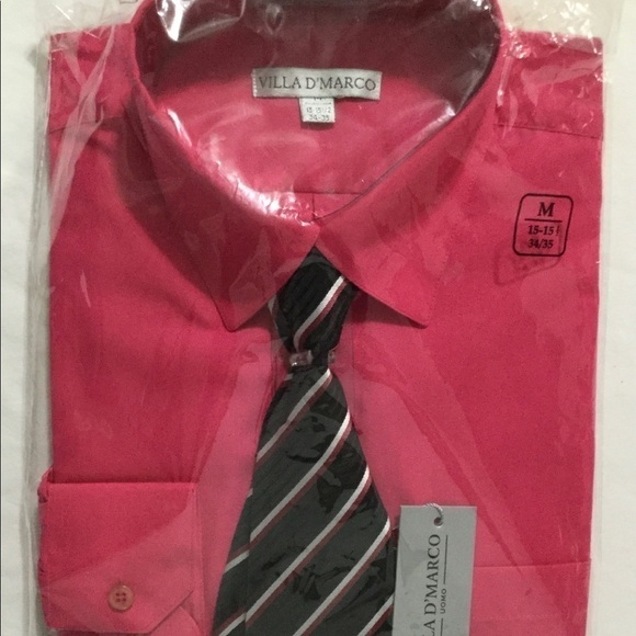 VILLA D’ MARCO Other - 𝅺VILLA D’ MARCO Dress Shirt Mens M 15-15 1/2 34-35